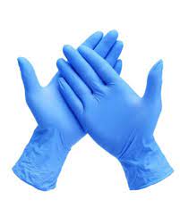 NITRILE EXAM GLOVES (LATEX & POWDER FREE - (BOX OF 100)